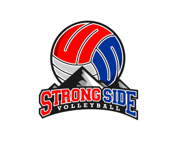 strong side volleyball logo design contest logos by visartes