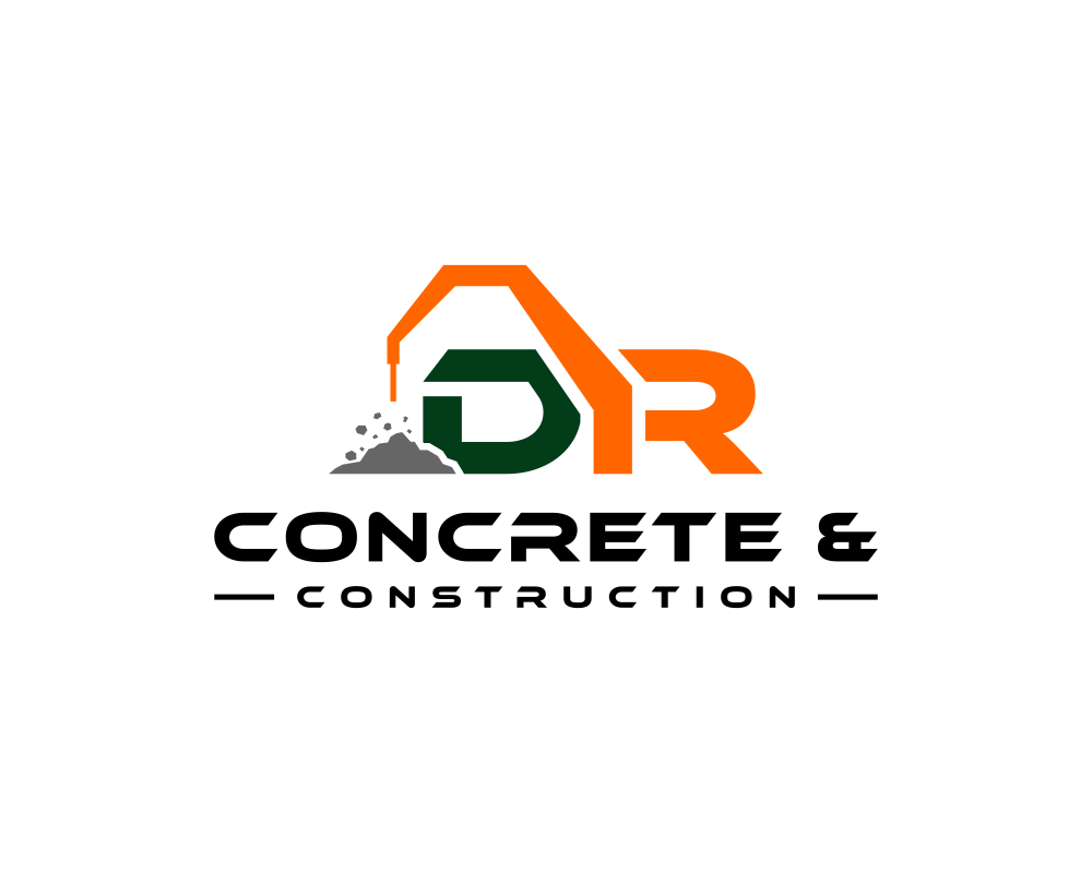 DR Concrete & Construction | Logo Design Contest | LogoTournament