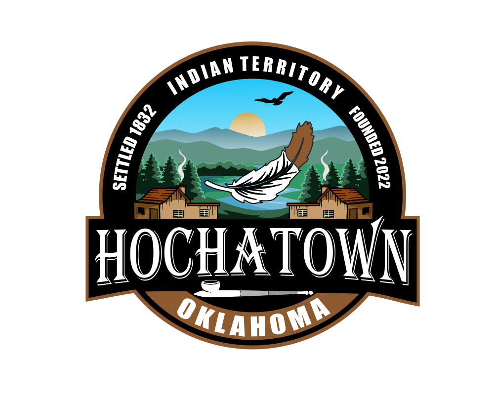 Hochatown Oklahoma, Indian Territory Settled 1832 Founded 2022 Logo