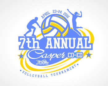 volleyball tournament logo