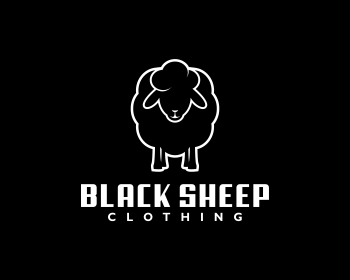 Black Sheep Clothing Logo Designs by PonetzGraphics