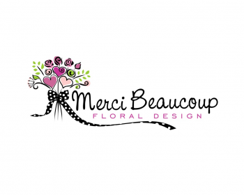 Merci Beaucoup Floral Design logo design contest - logos by lotus creative