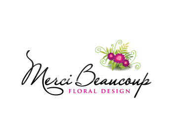 Merci Beaucoup Floral Design logo design contest - logos by laffi