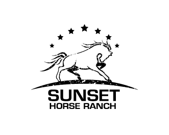 Sunset Horse Ranch logo design contest - logos by lotus creative