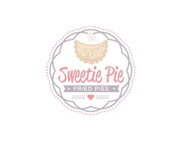 Sweetie Pie Fried Pies Logo Designs by 42studio